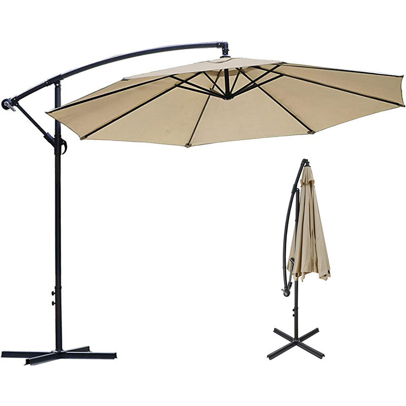 "3M outdoor side patio umbrella for garden and backyard, perfect for shade and leisure spaces"